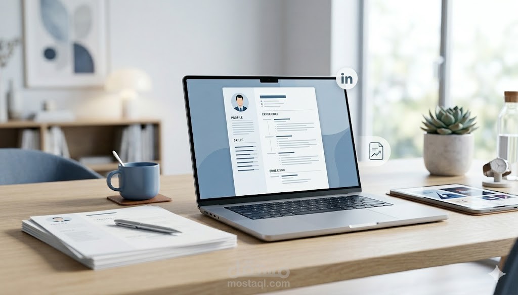 كتابة CV احترافي متوافق مع ATS + تحسين LinkedIn لزيادة فرص التوظيف