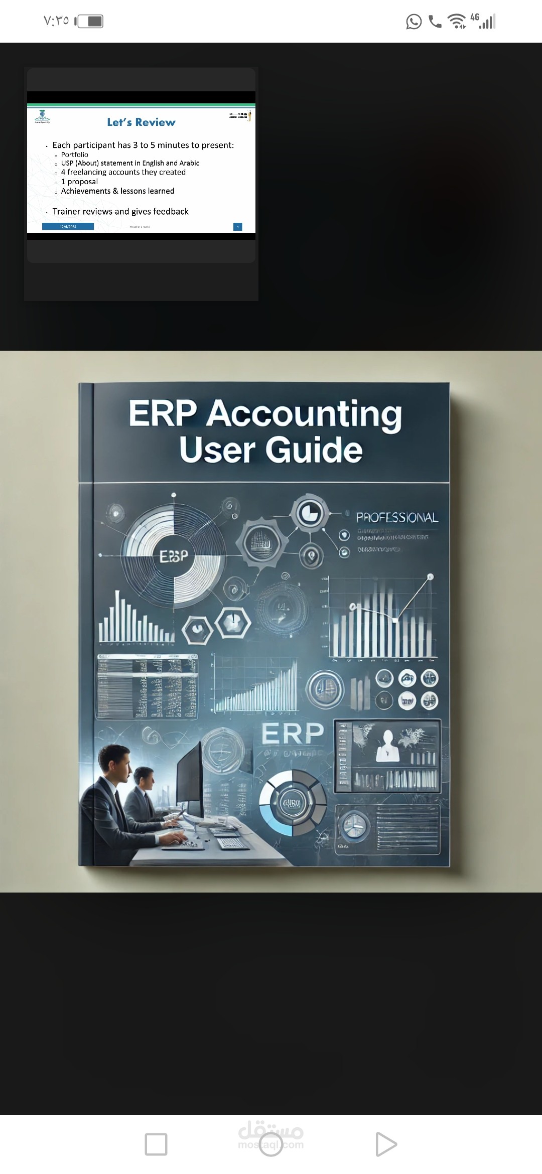 دليل استخدام نظام ERP في المحاسبة المالية