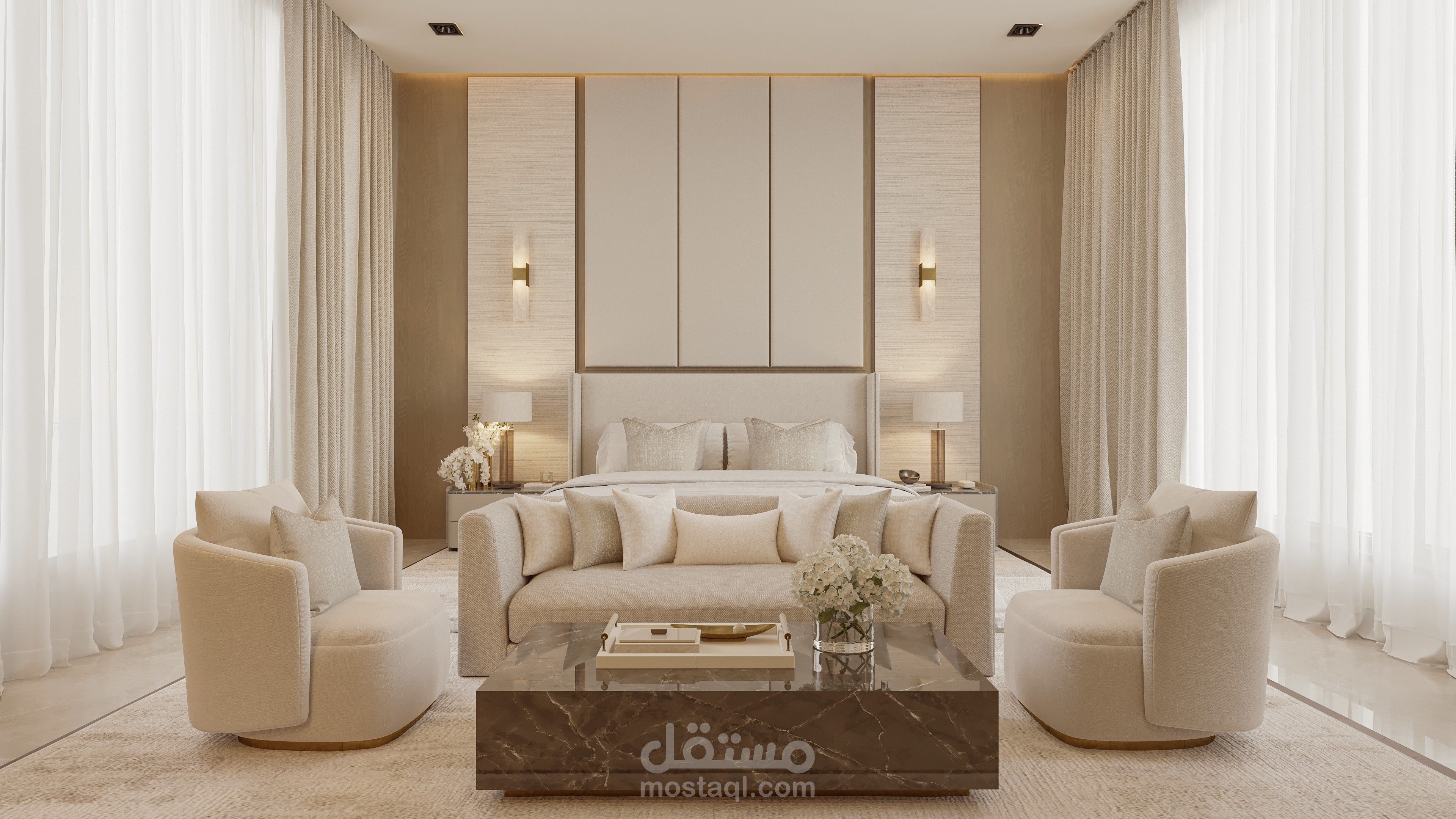 تصميم شقة بمتطلبات خاصة