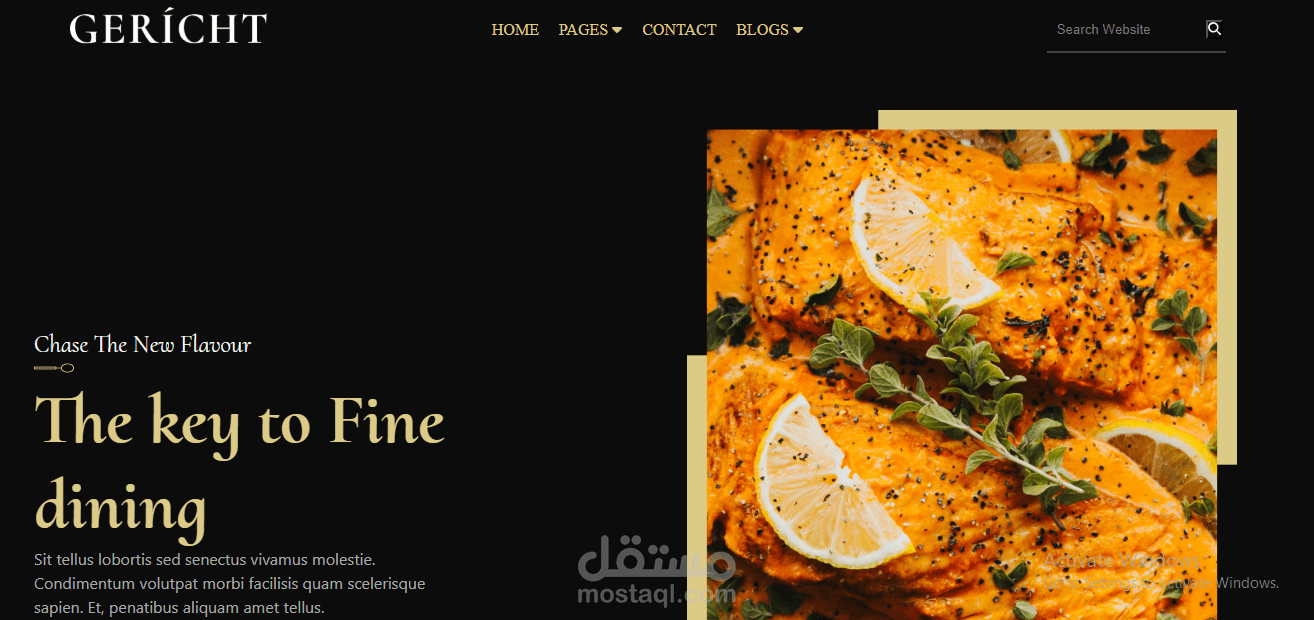 restaurant front end