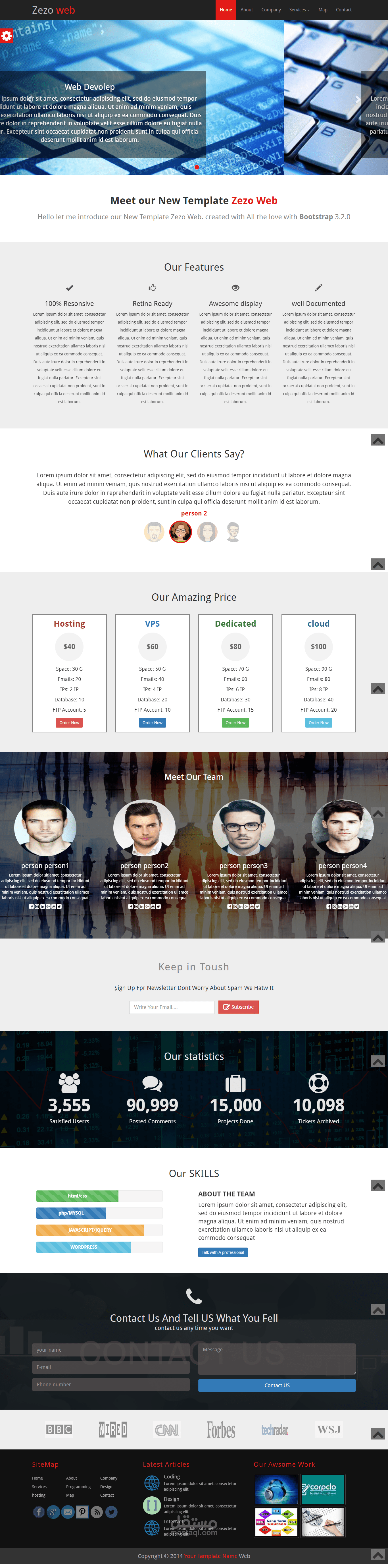 Front-end design