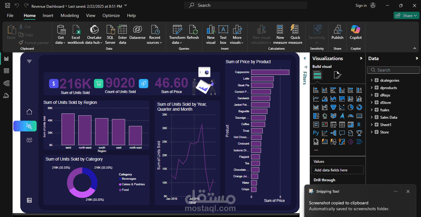 تحليل البيانات وإنشاء لوحات معلومات احترافية ( Power BI )