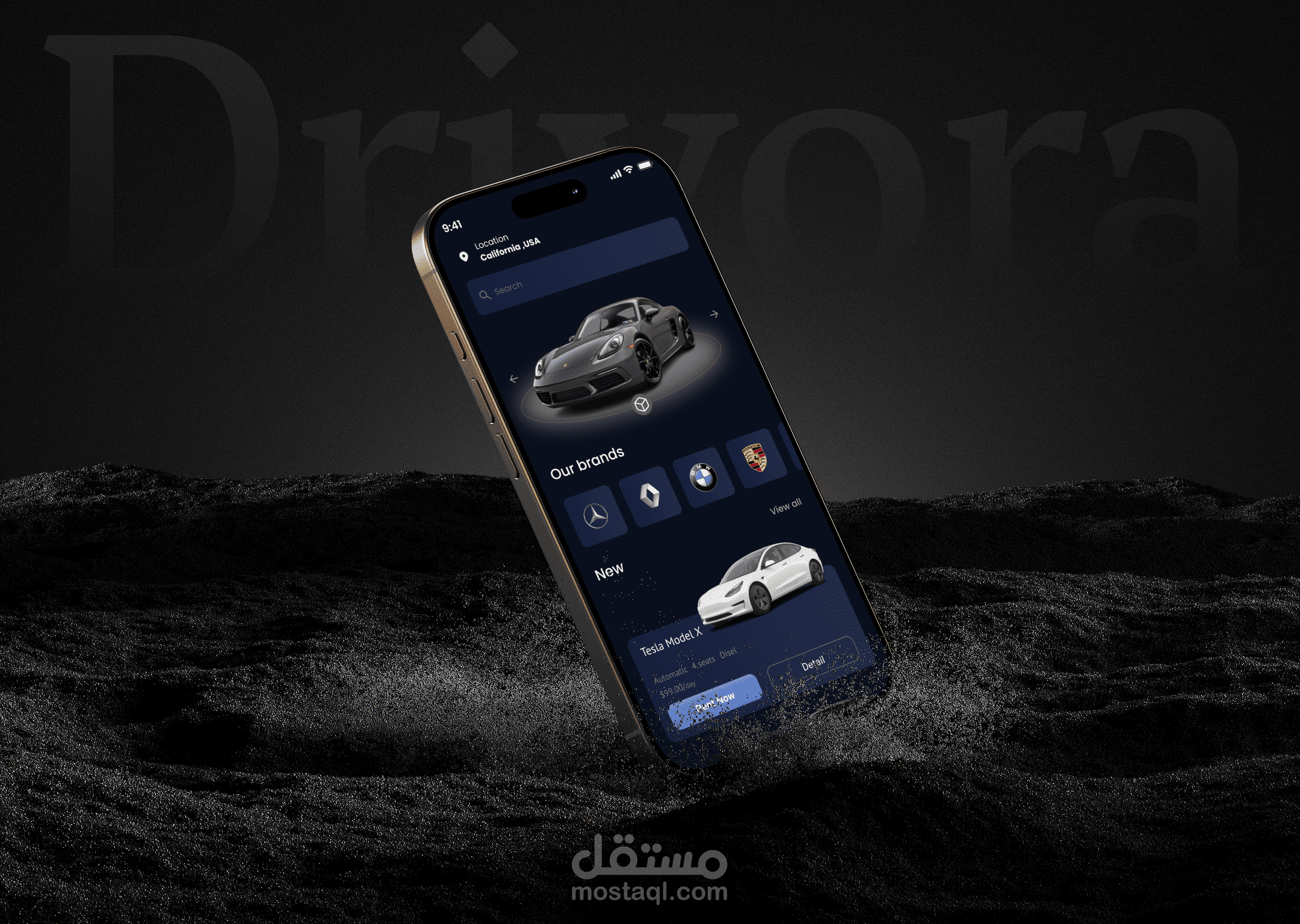 Drivora – Car Rental Mobile App
