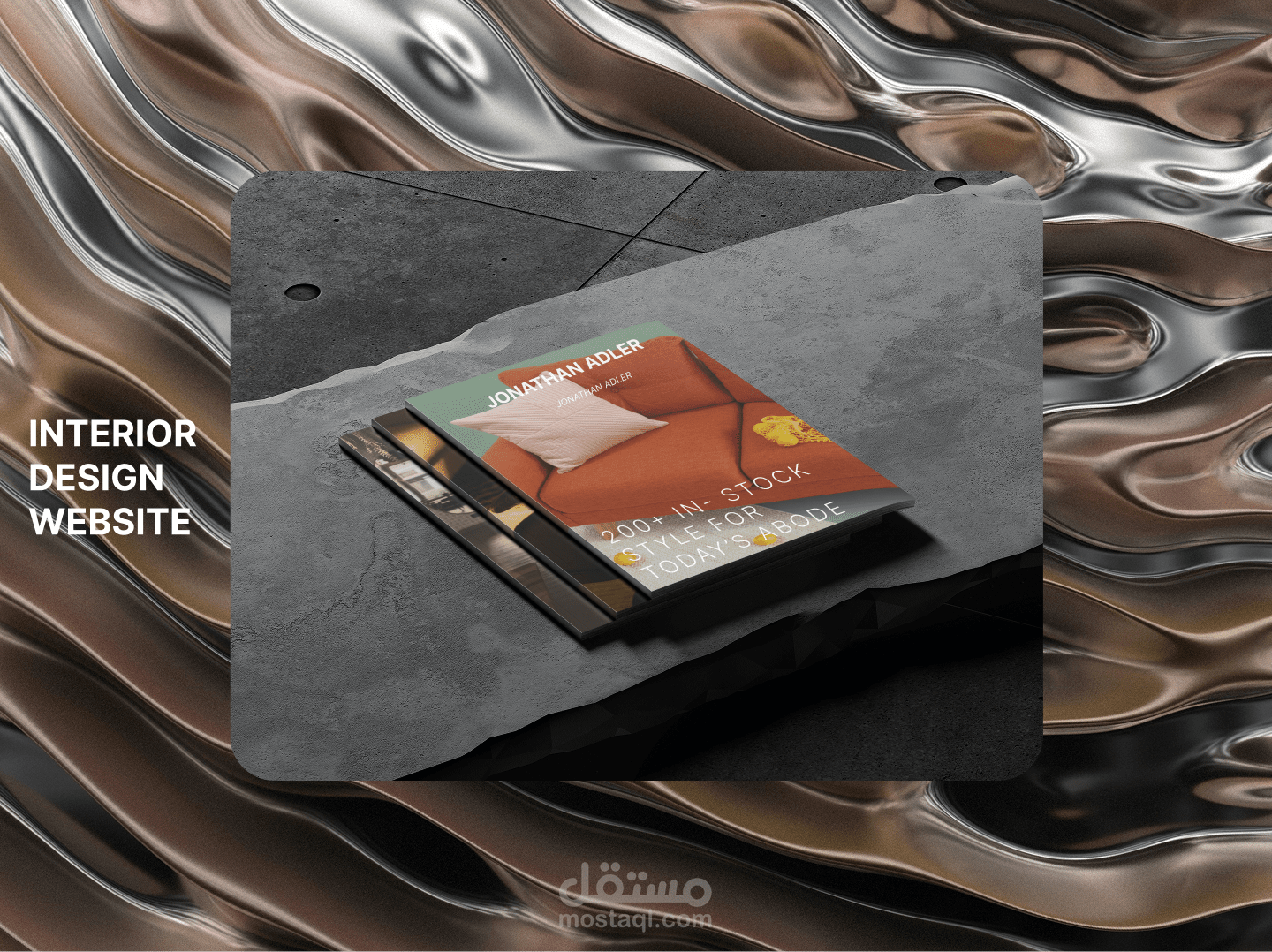Interior Design Landing Page Concept