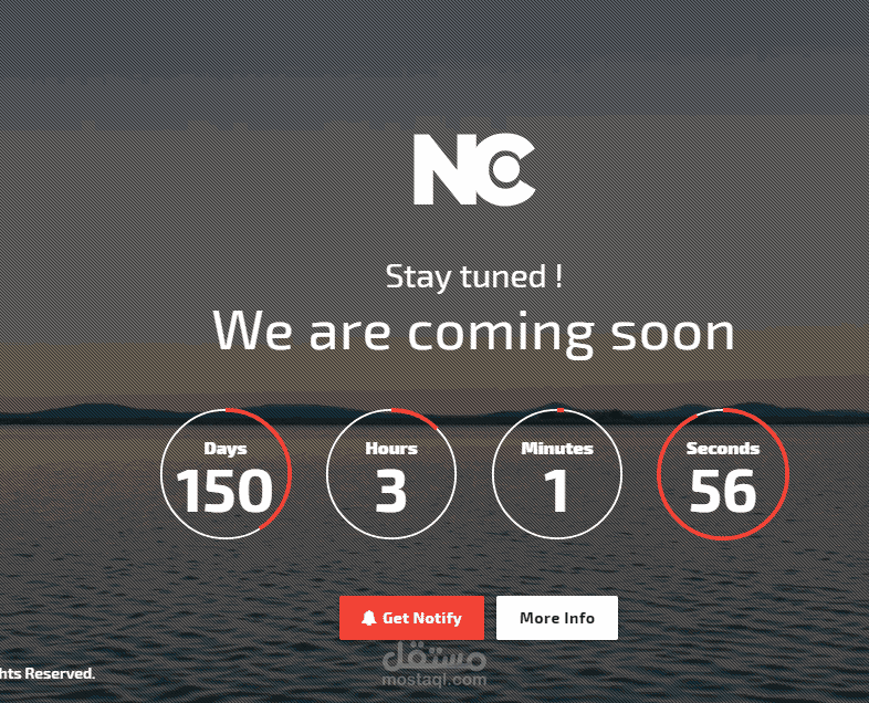 coming-soon template