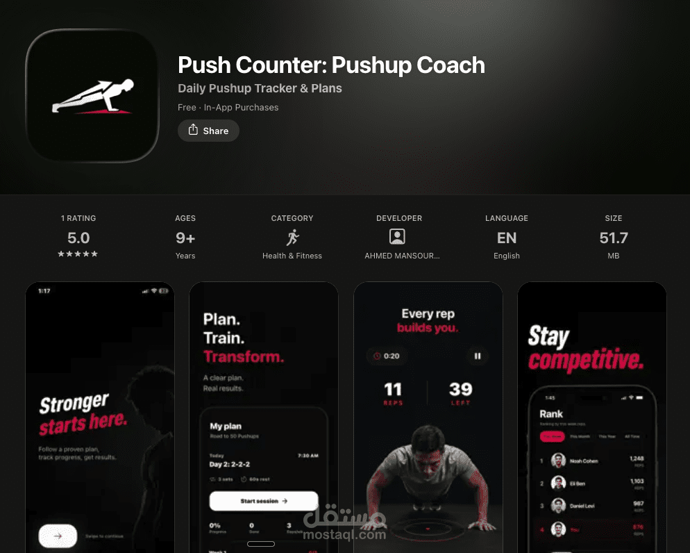 Push Counter: Pushup Coach