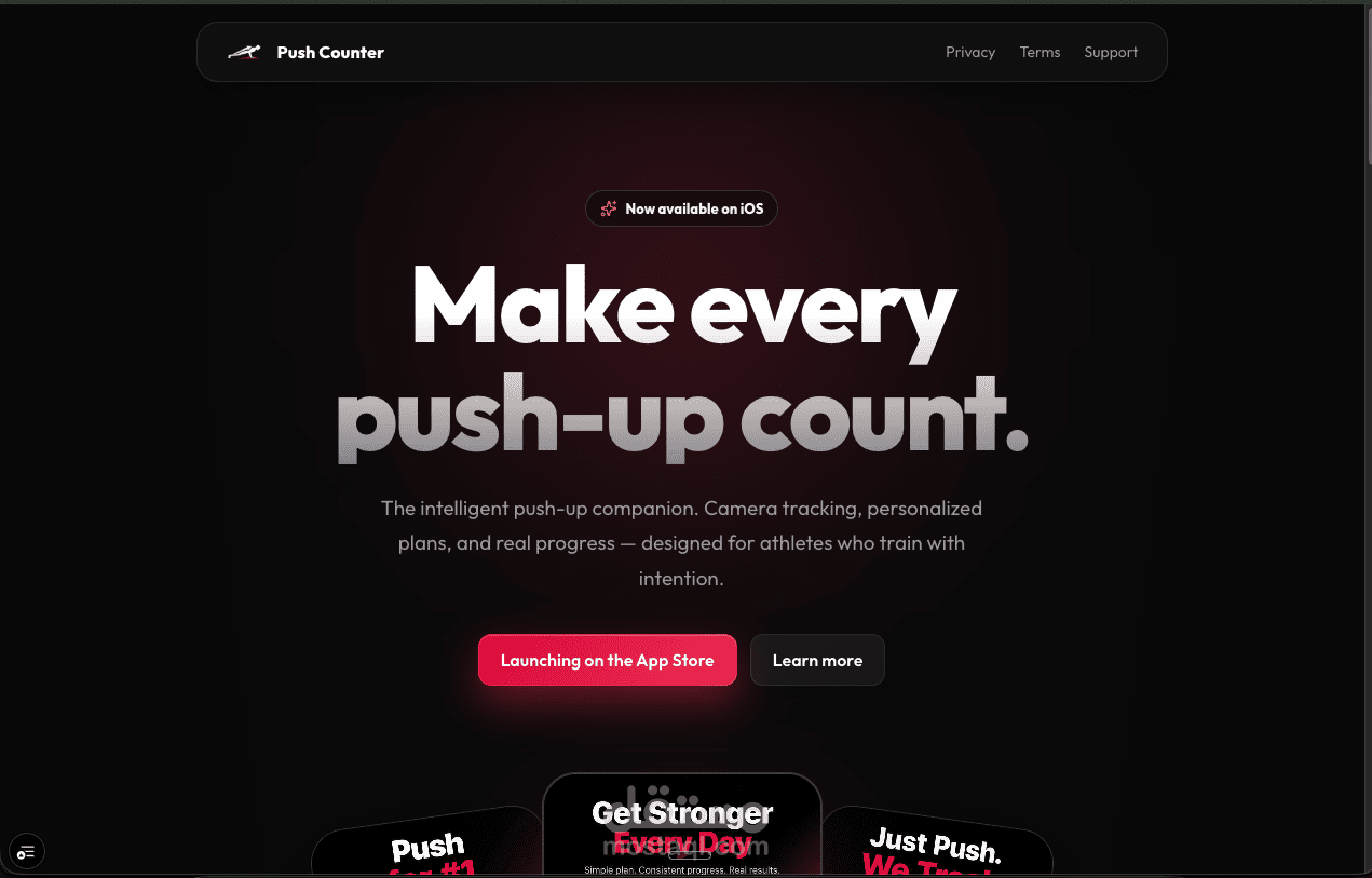 الموقع الرسمي لتطبيق Push Counter