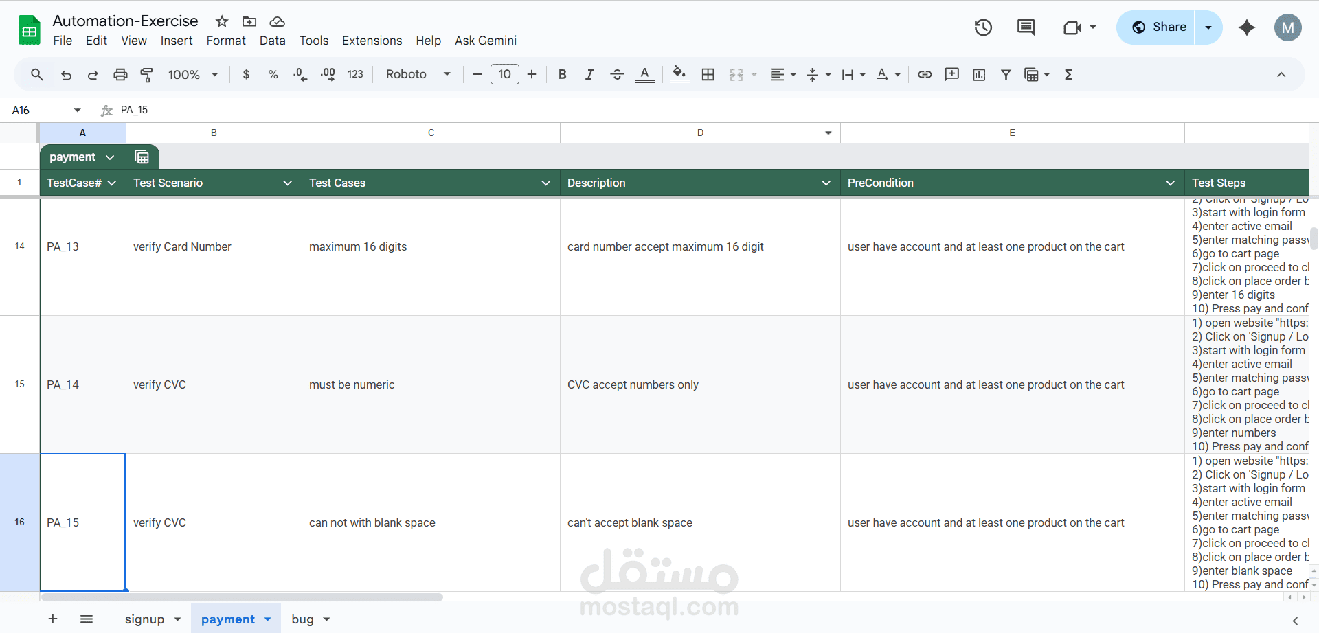 Manual Testing Project – Register & Payment Flow (AutomationExercise)