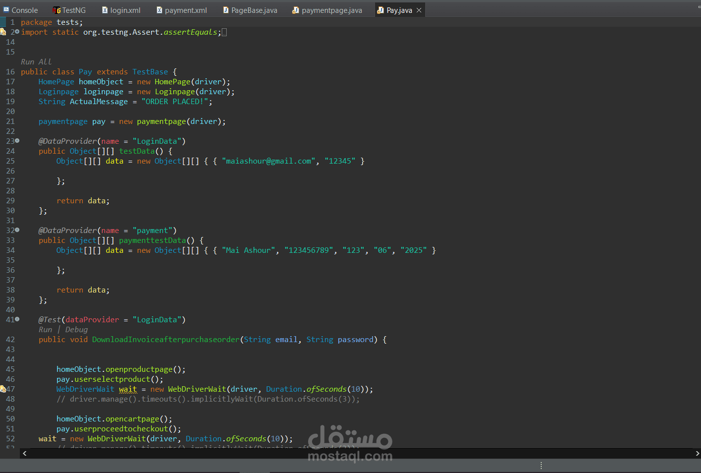 Automation Testing Project – Automation Exercise