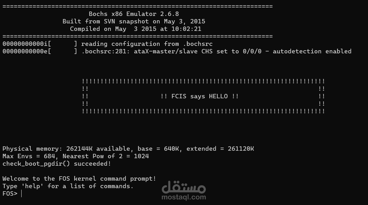 Implement simple operating system