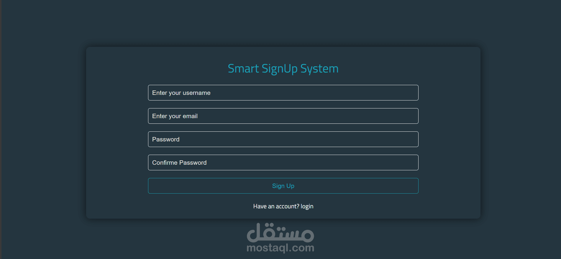 Smart SignUp System