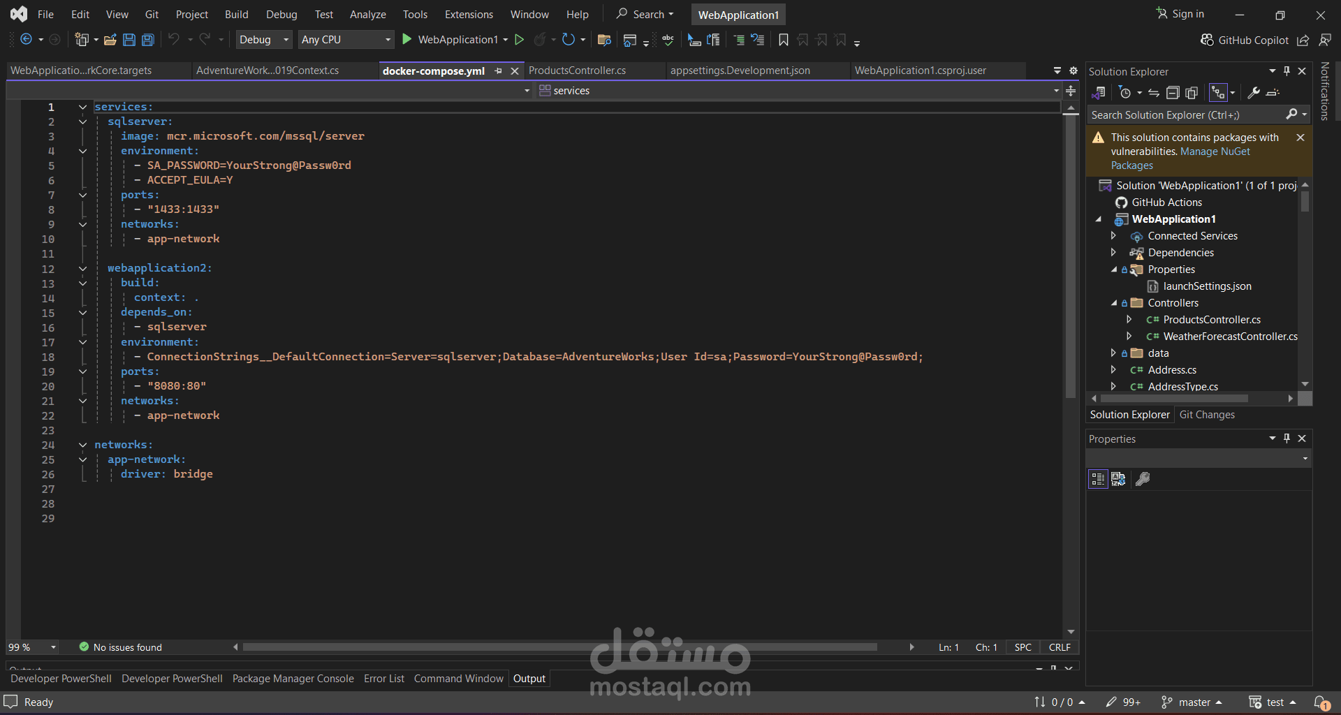.development and deployment of a full-stack microservices application