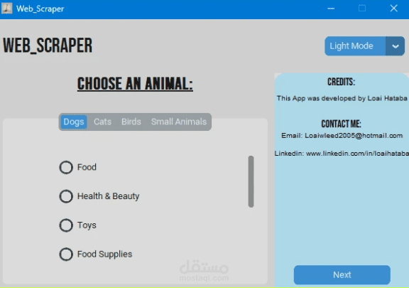 Web Scraper