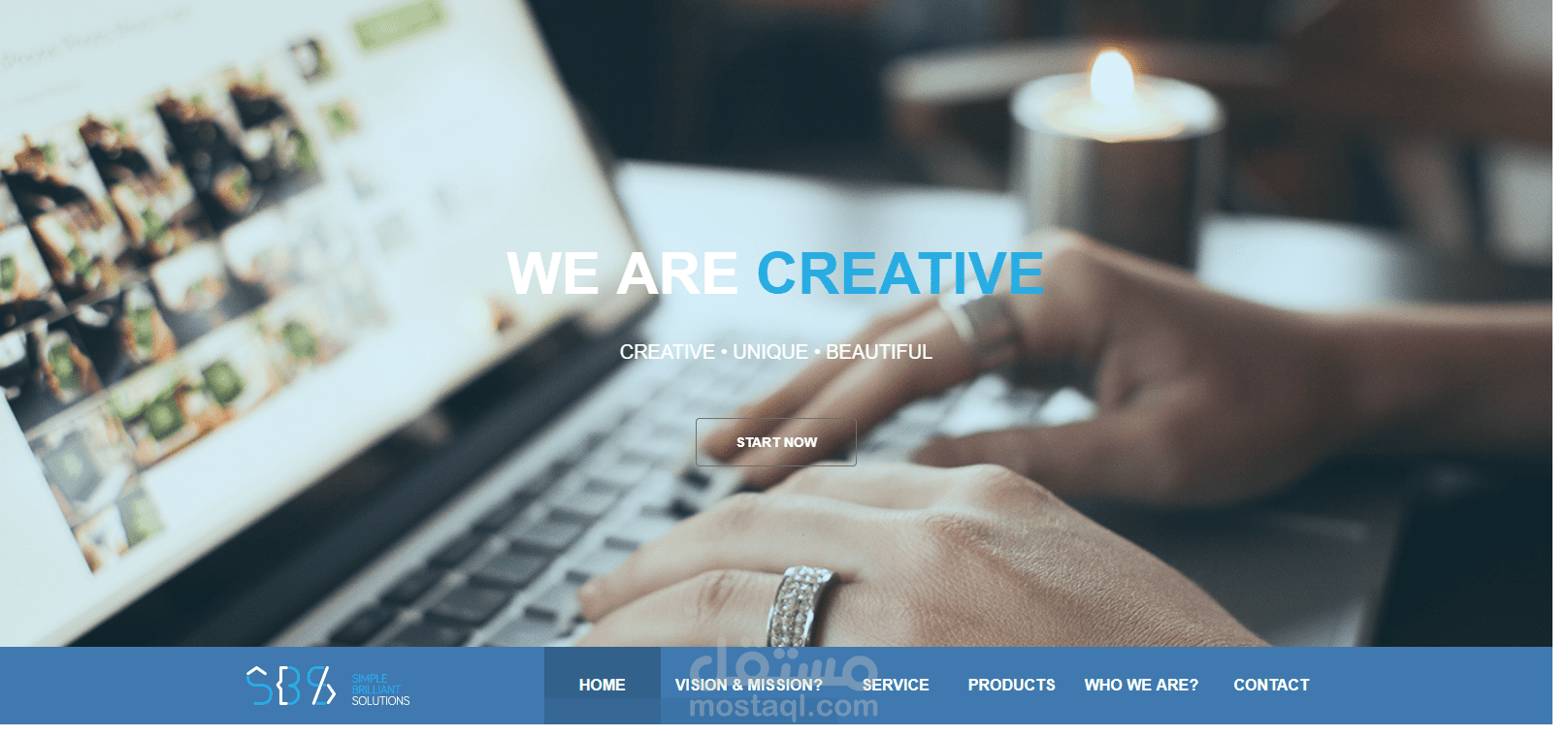 موقع تعريفى لشركة برمجيات