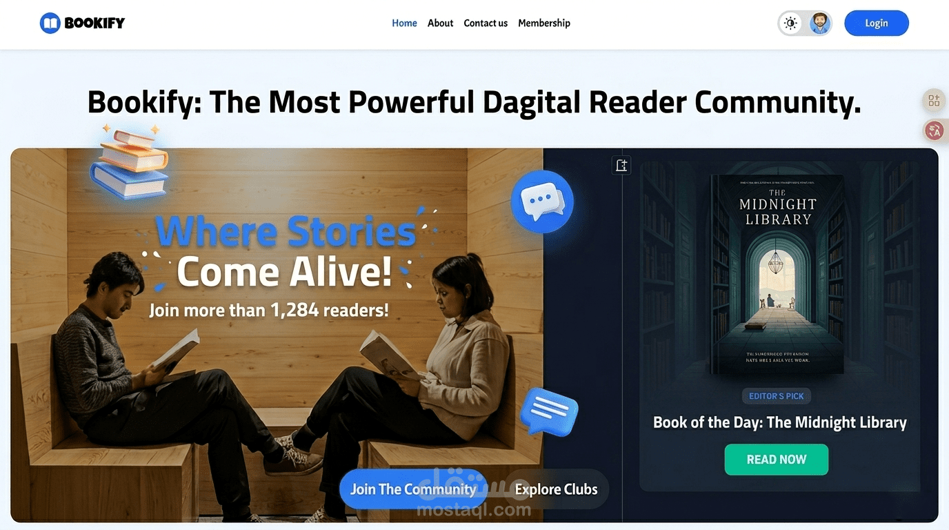 Bookify E-Book Library