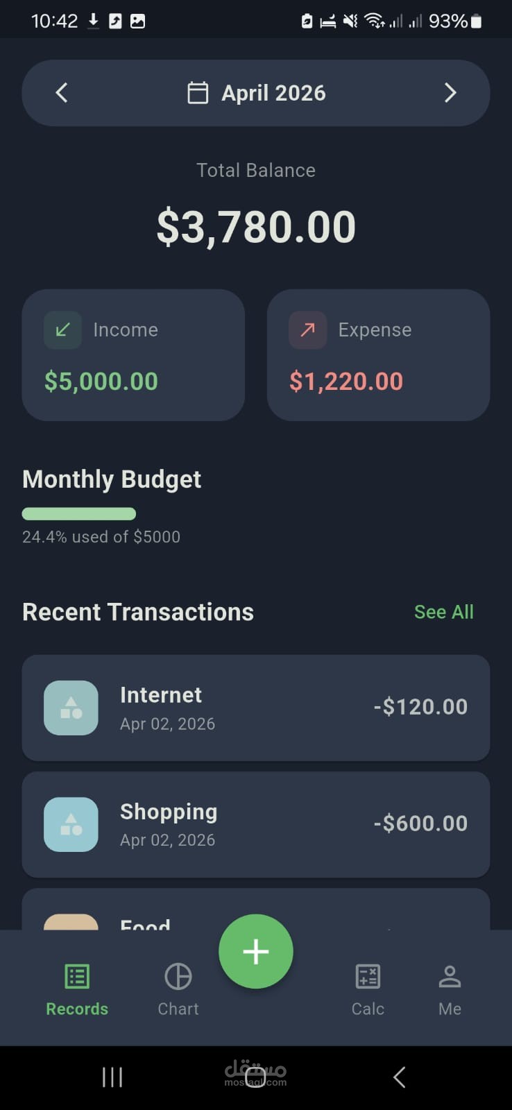 budget app
