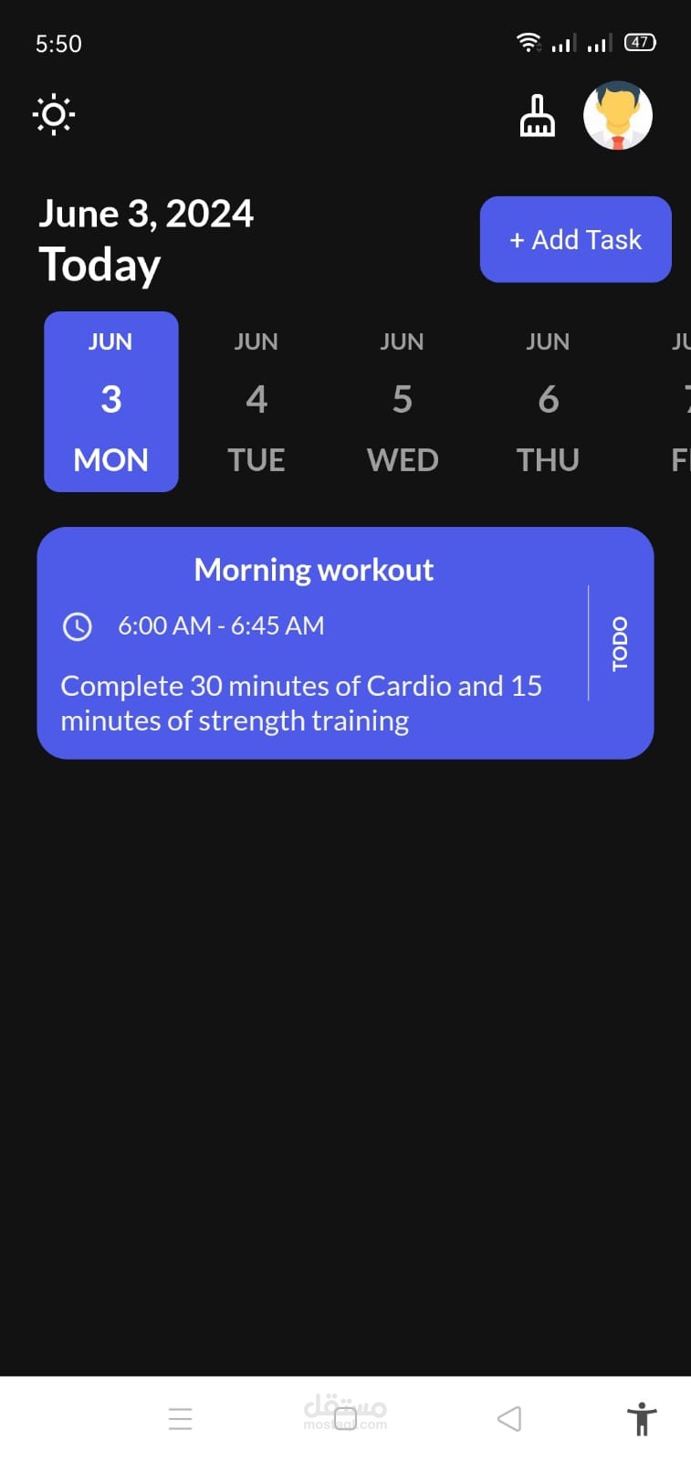 تطبيق إدارة المهام (To-Do App)