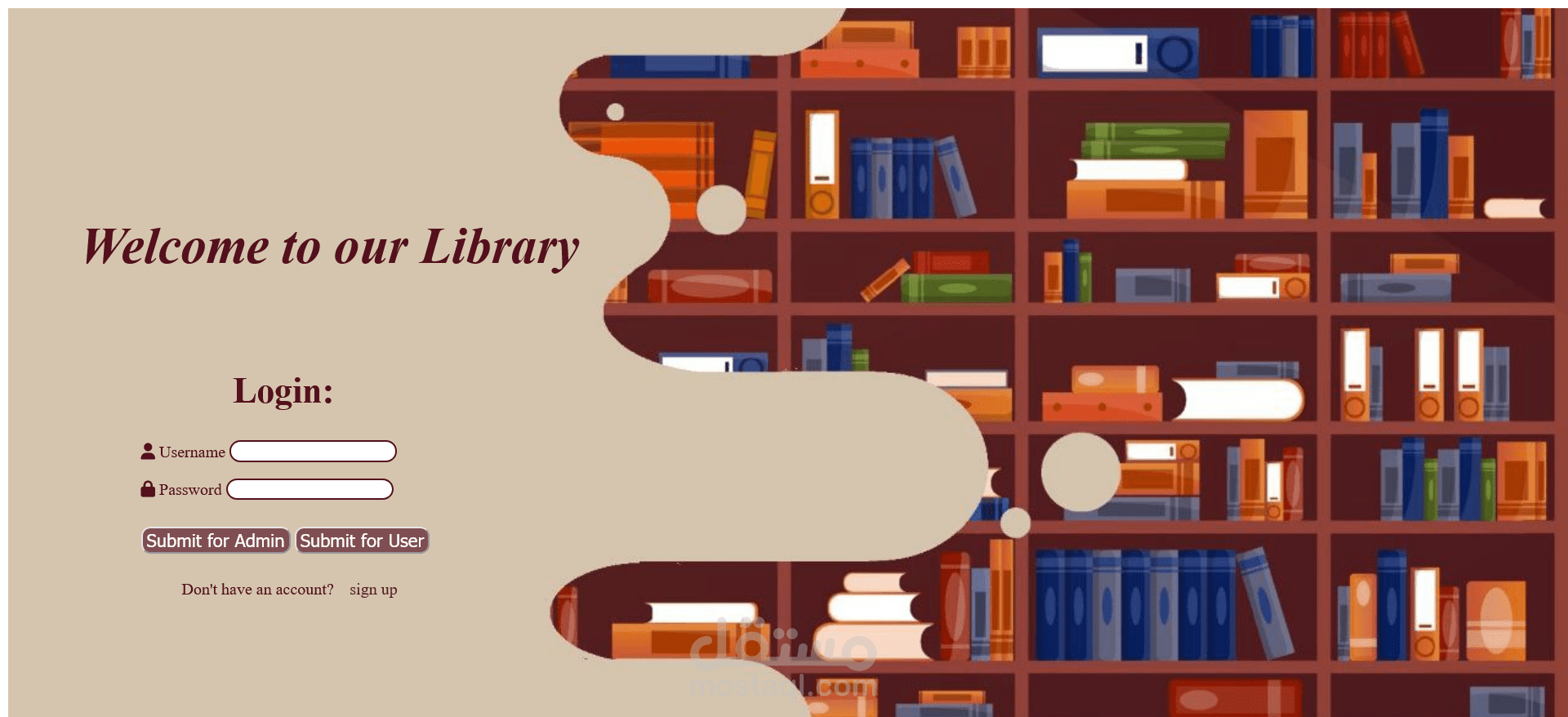 Book Store- متجر لشراء واستعارة الكتب