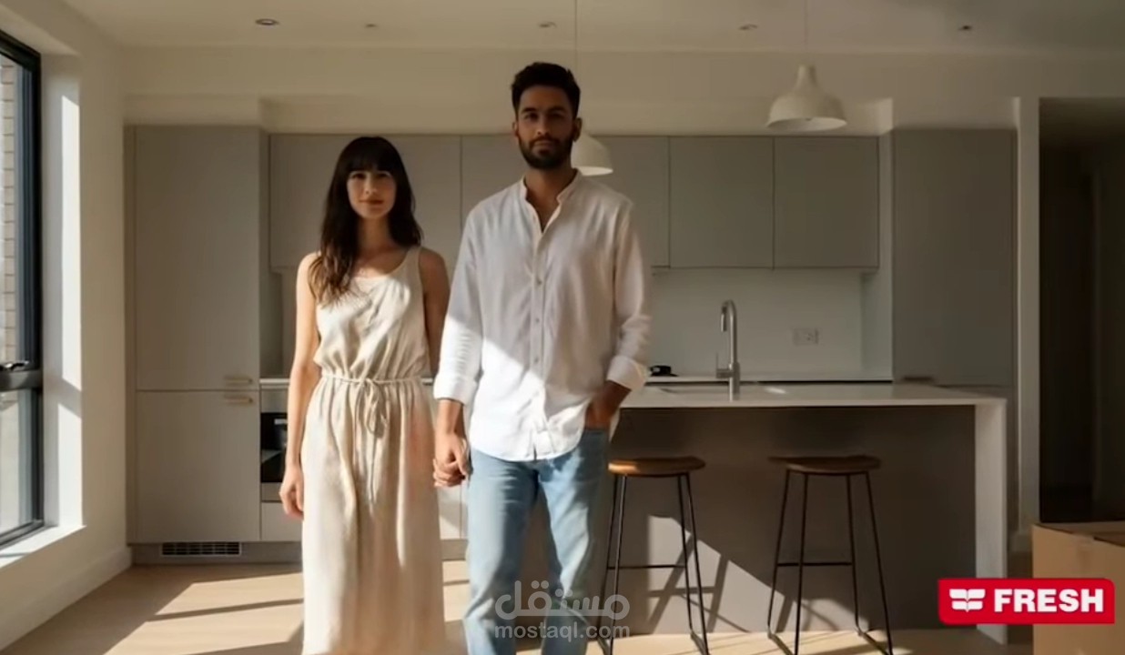 إعلان  لشركة Fresh باستخدام الذكاء الاصطناعي والمونتاج