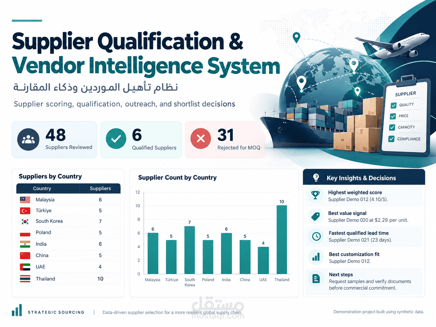 Supplier Qualification & Vendor Intelligence System