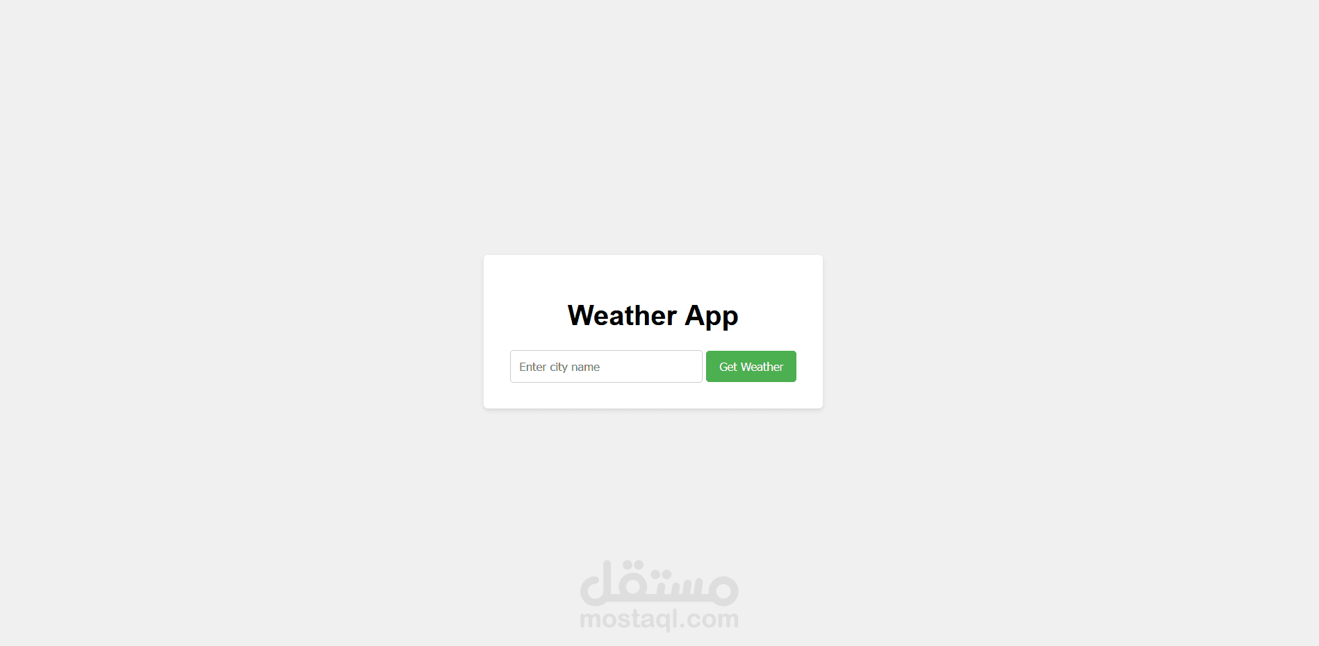 Weather App