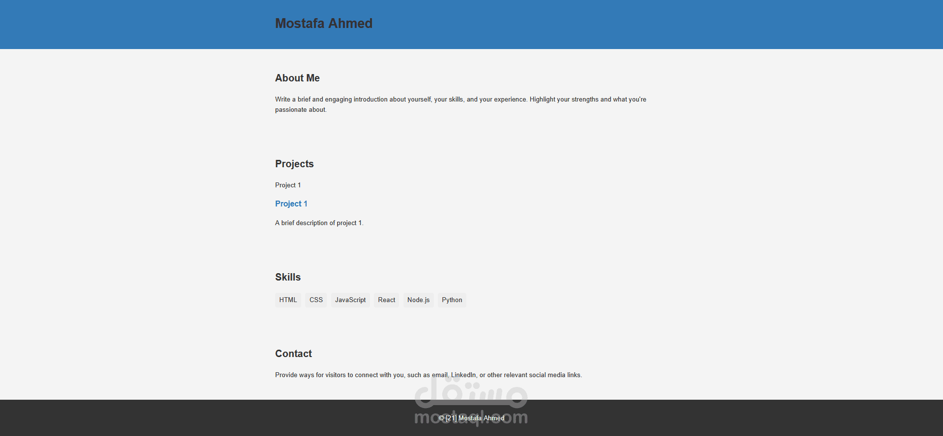 Portfolio Website