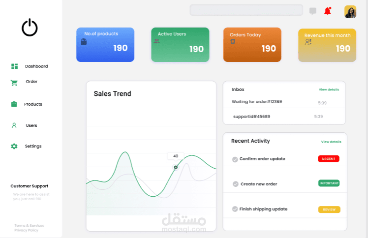 Admin Dashboard