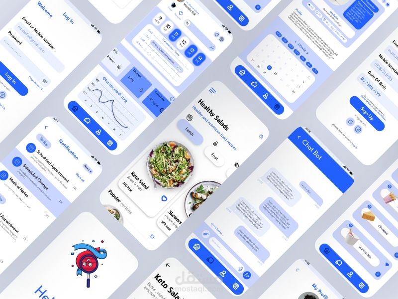 a comprehensive health application designed to help diabetics manage their health effectively and comfortably