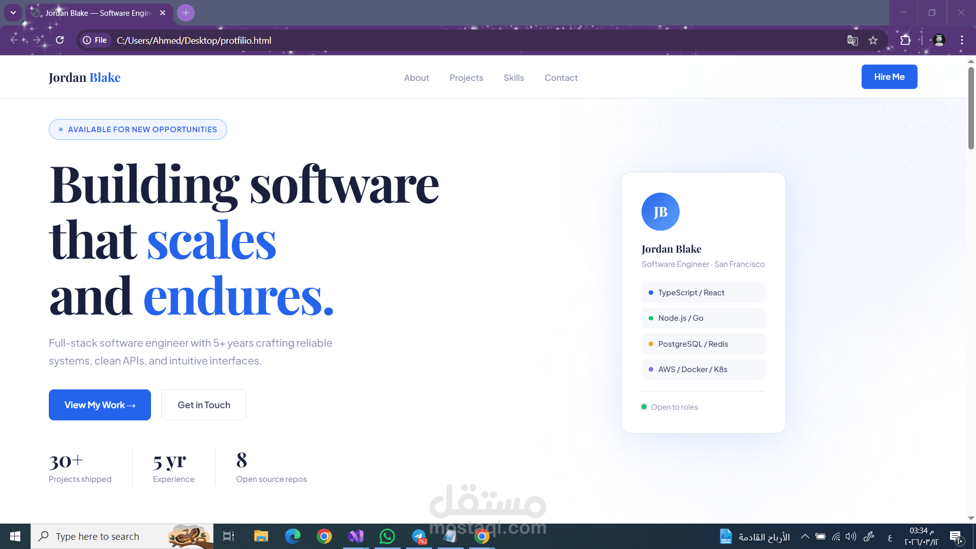 Web Portfolio