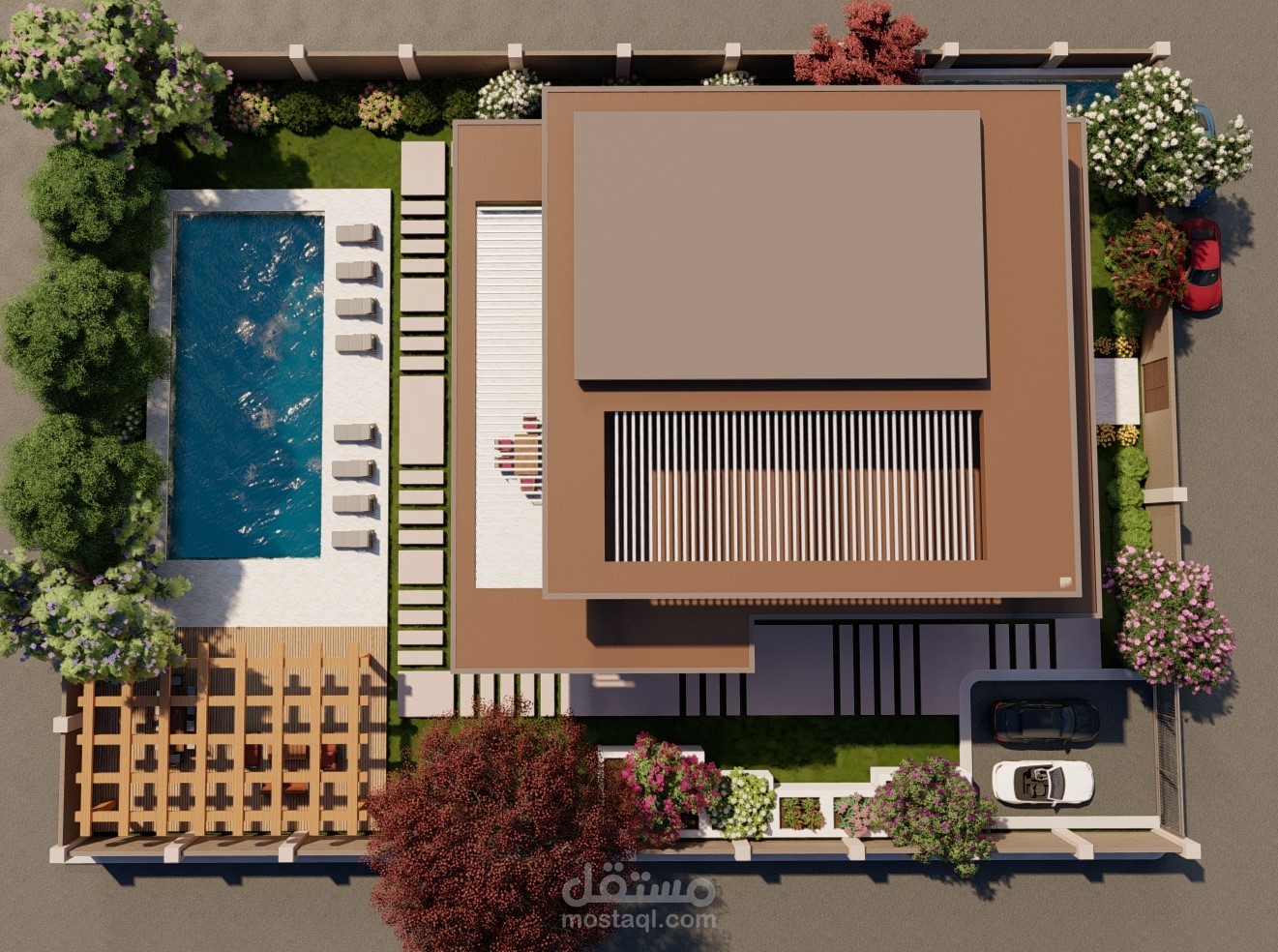 تصميم فيلا سكنية