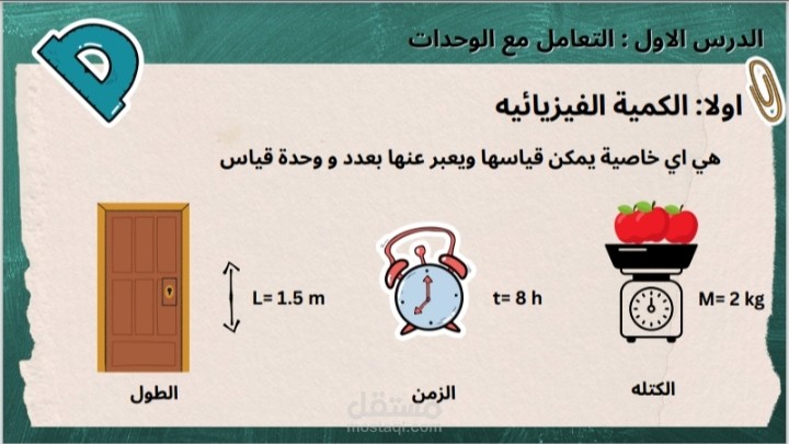 شرح وحدات القياس