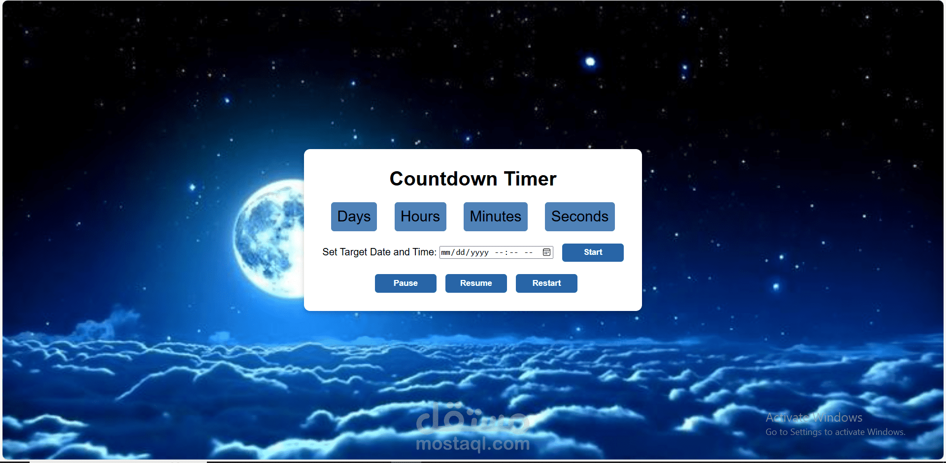 Countdown Timer | مستقل