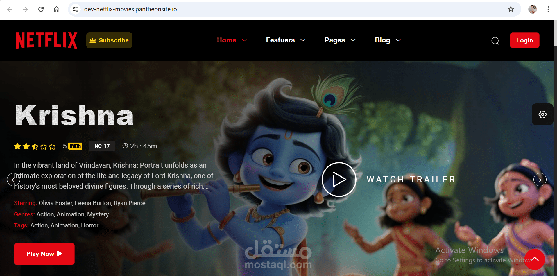 تصميم موقع أفلام شبيه بـ Netflix باستخدام ووردبريس