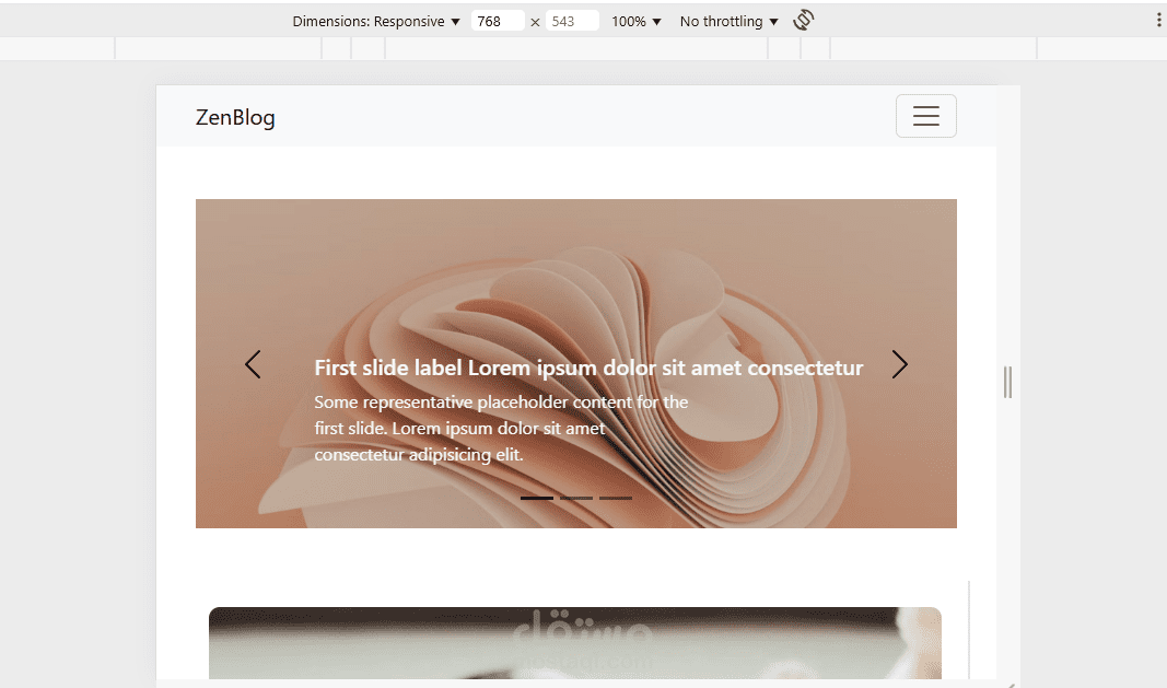 تصميم صفحة ويب متجاوبة باستخدام Bootstrap
