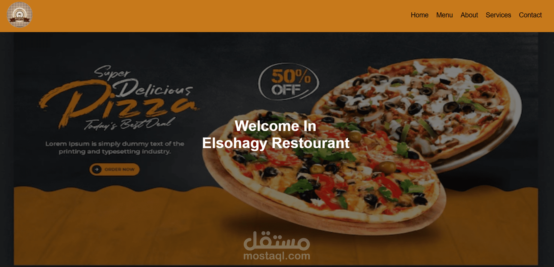 موقع لمطعم مشويات