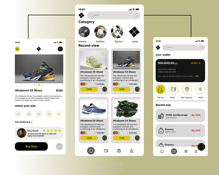 sneakers application tridepay
