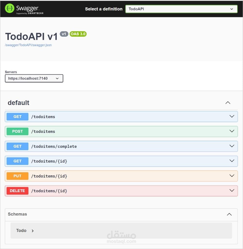 بناء تطبيق to-do-list باستخدام API