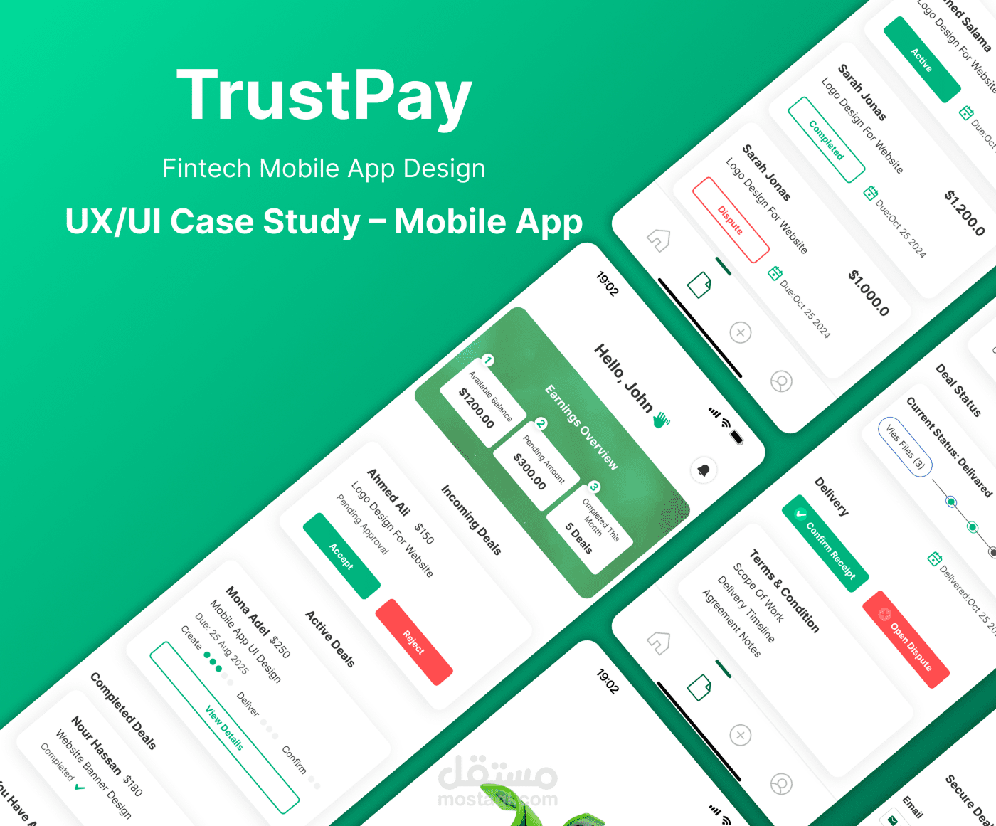 TrustPay – Case Study in UX/UI Design