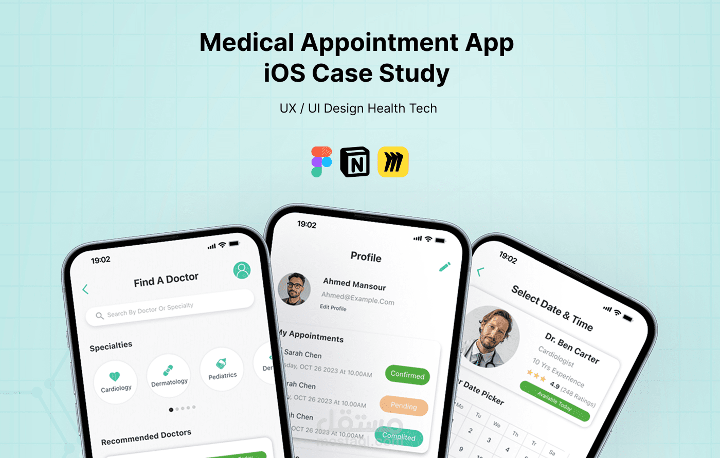 Find a Doctor – Medical Booking App (iOS UI/UX)