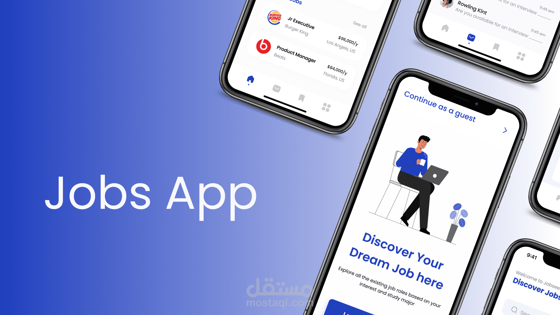 تطبيق للبحث عن الوظائف والتواصل مع الشركات | Job Finder App (Flutter & Firebase)