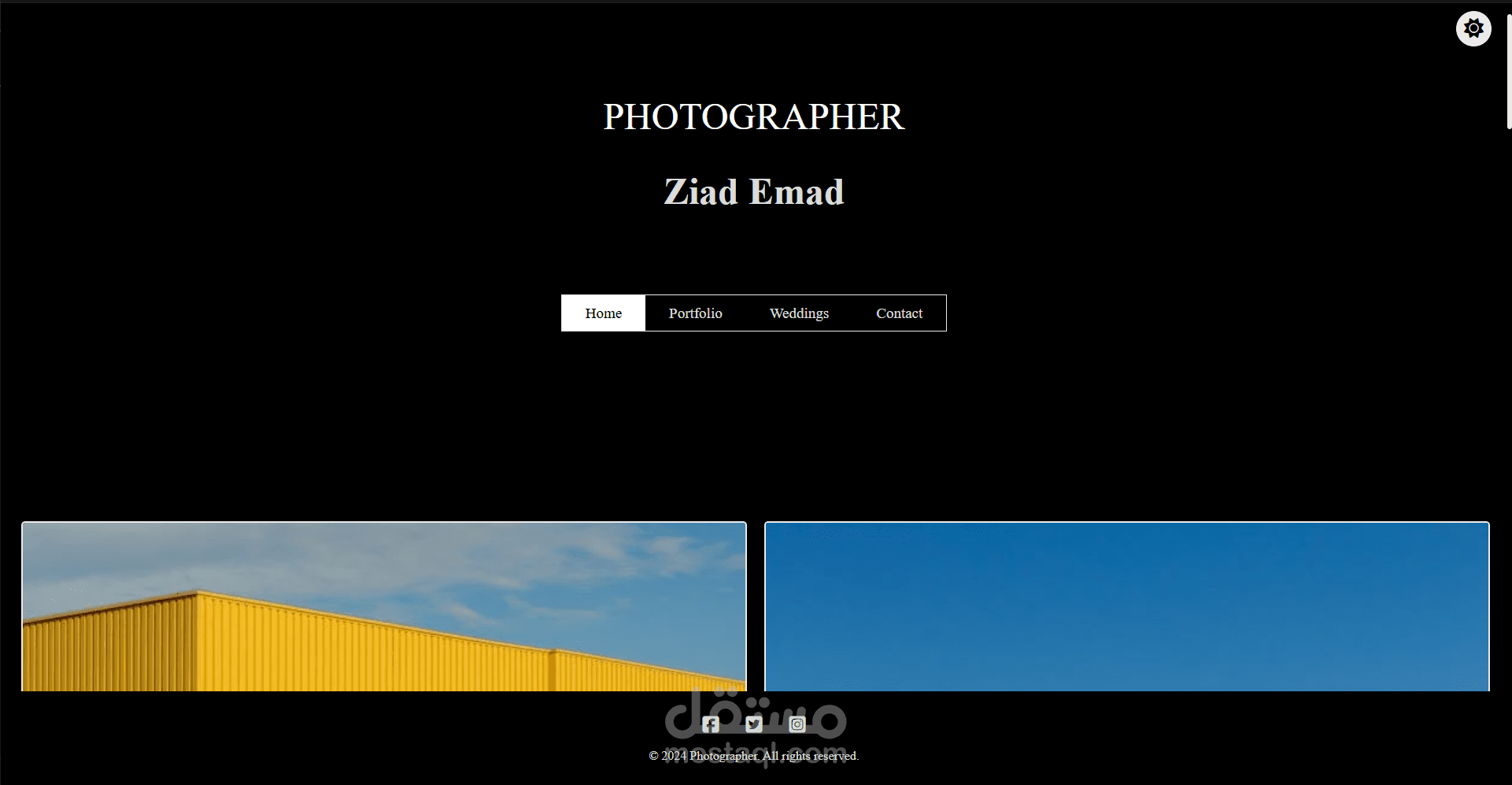 Photographer Portfolio