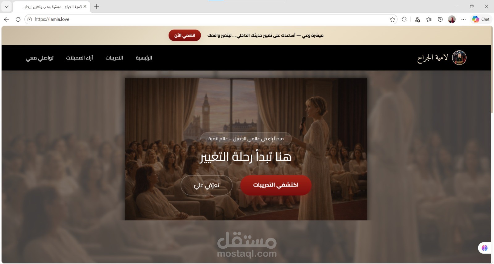 تصميم وتطوير Landing Pages احترافية تركز على تحويل الزائر لعميل (Conversion)