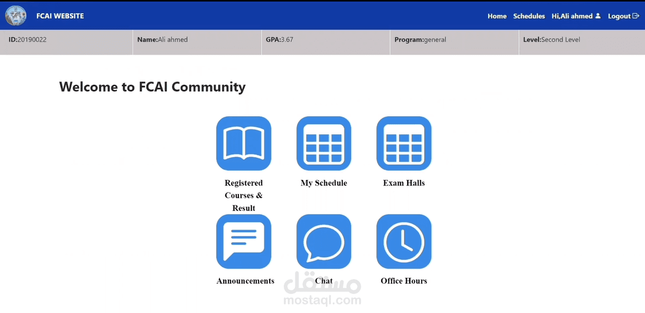 E-community (Learning Management System)