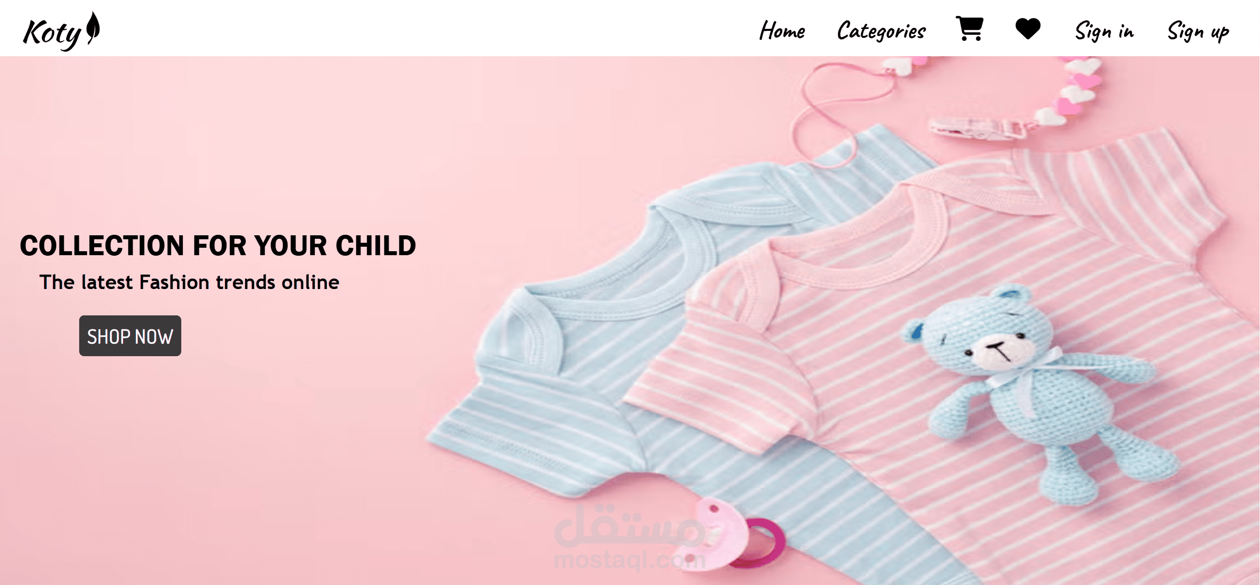 E-commerce Clothes Website