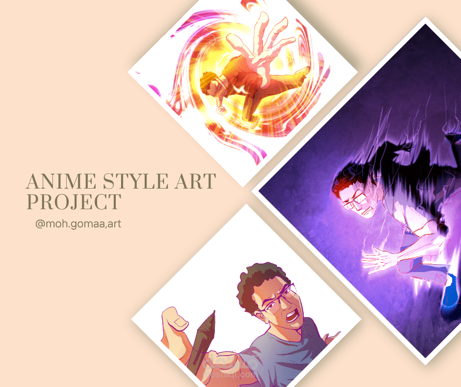 رسومات انمي متقنة "Anime style art"