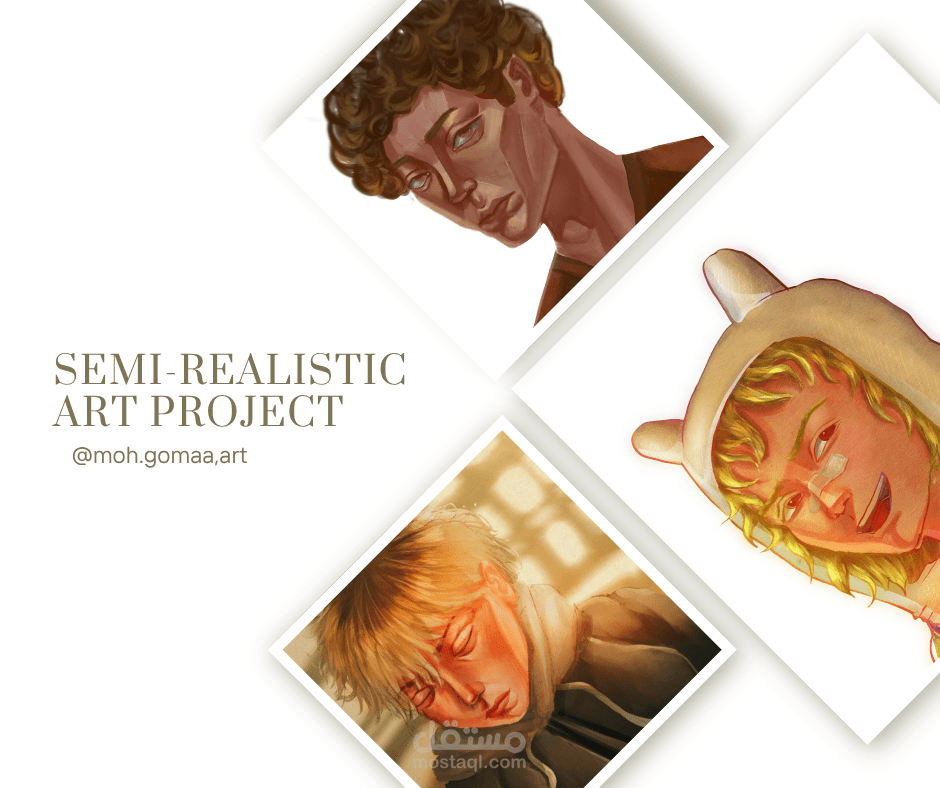 رسم شبه واقعي (semi-realistic)