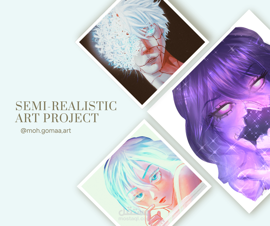 رسم شبه واقعي (semi-realistic)