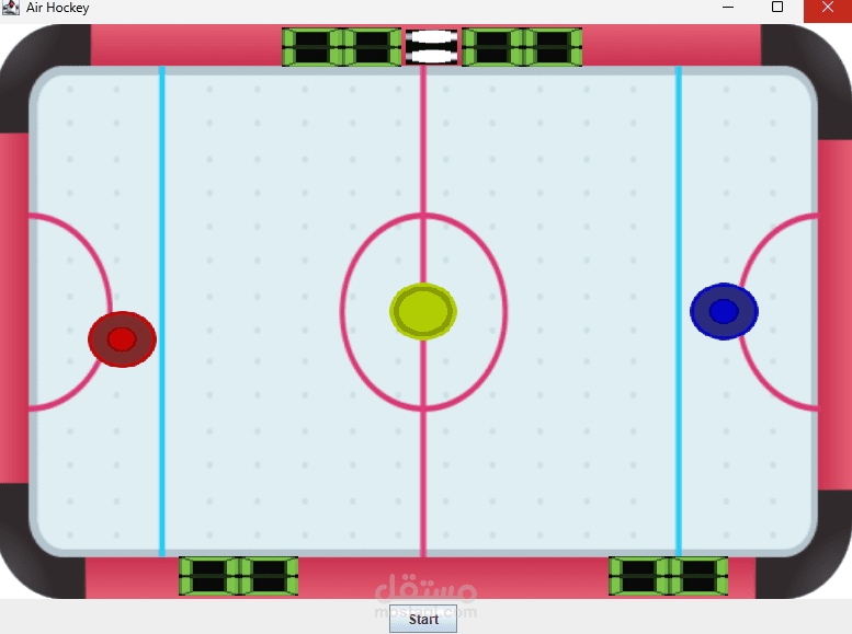 لعبة Java Air Hockey