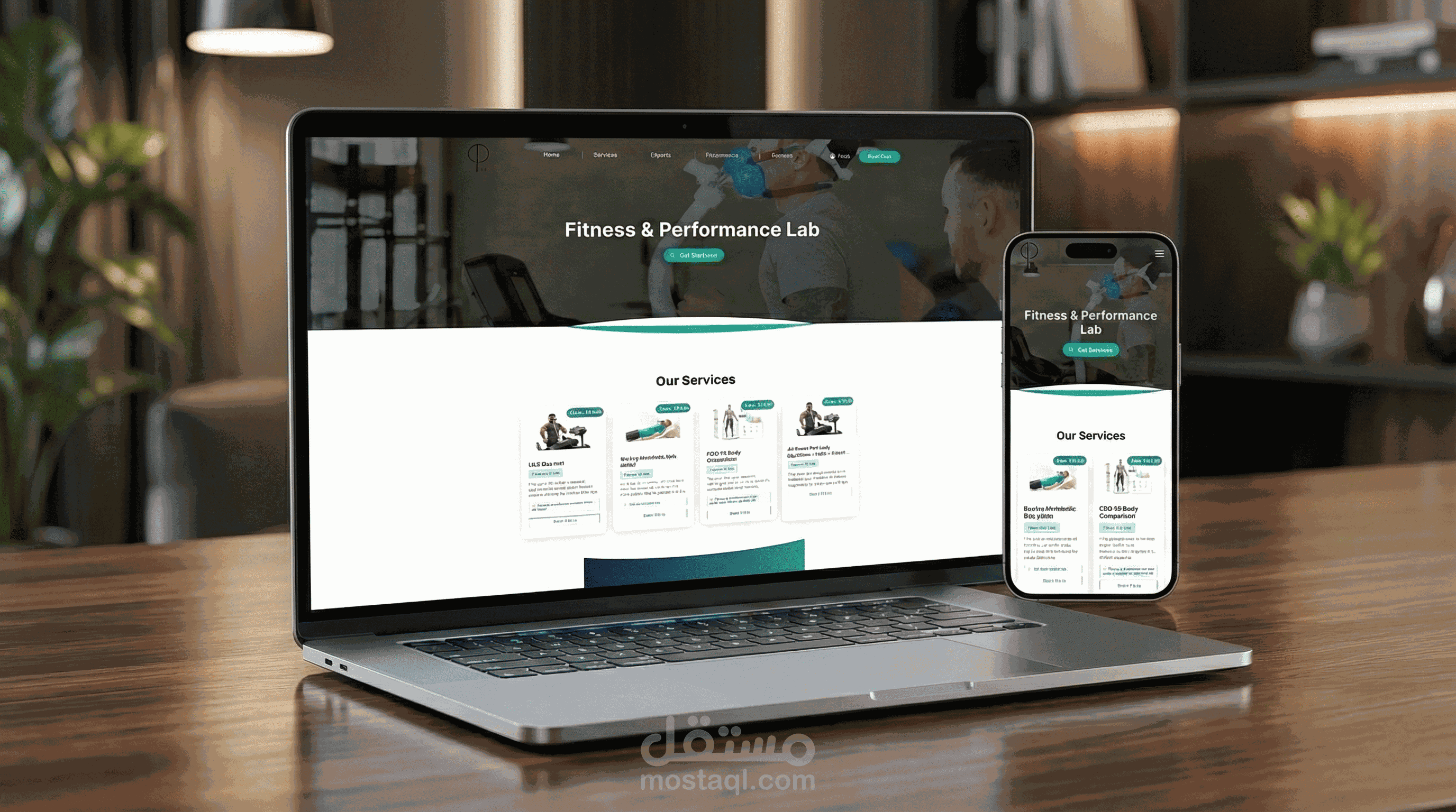تطوير موقع POD LAB – Fitness & Performance Clinic