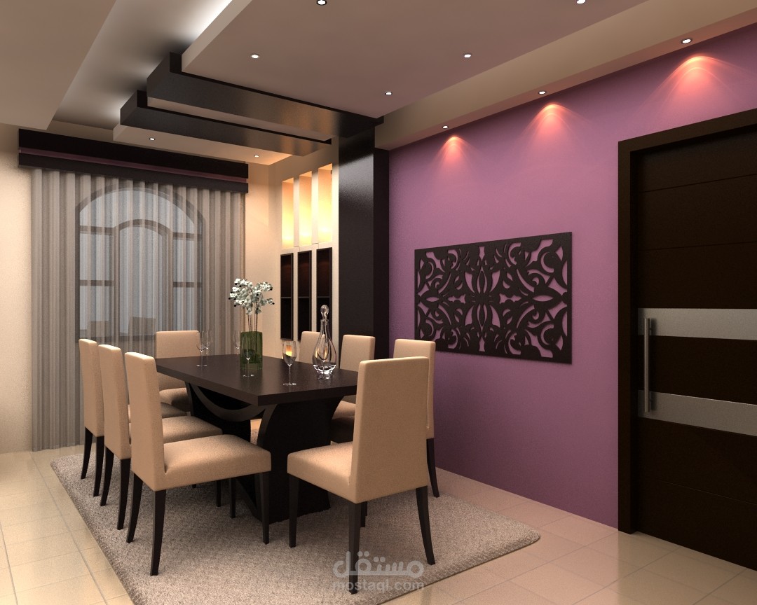 تصميم داخلي لمنازل وشقق سكنية